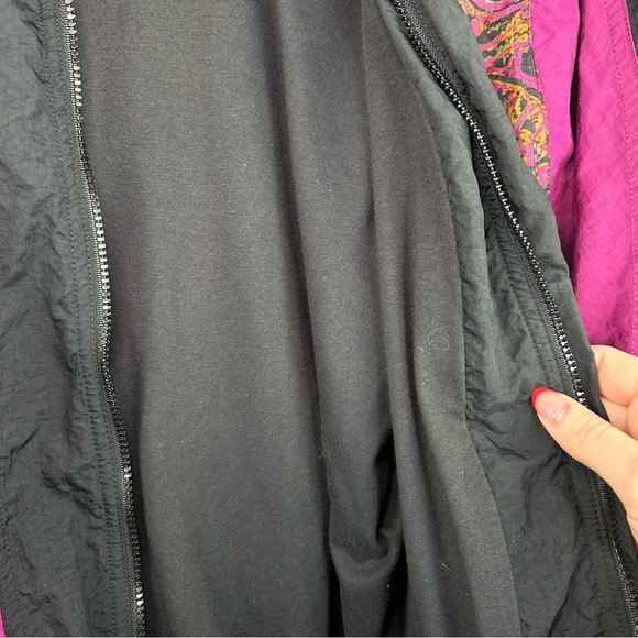 Vintage 90's Nike Paisley  Pop Art Zip Up Windbreaker - Picture 5 of 6